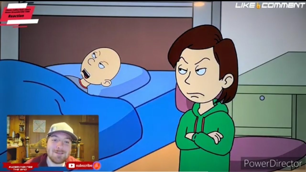 Classic Caillou Rob's Gina's House Grounded BIG TIME Reaction