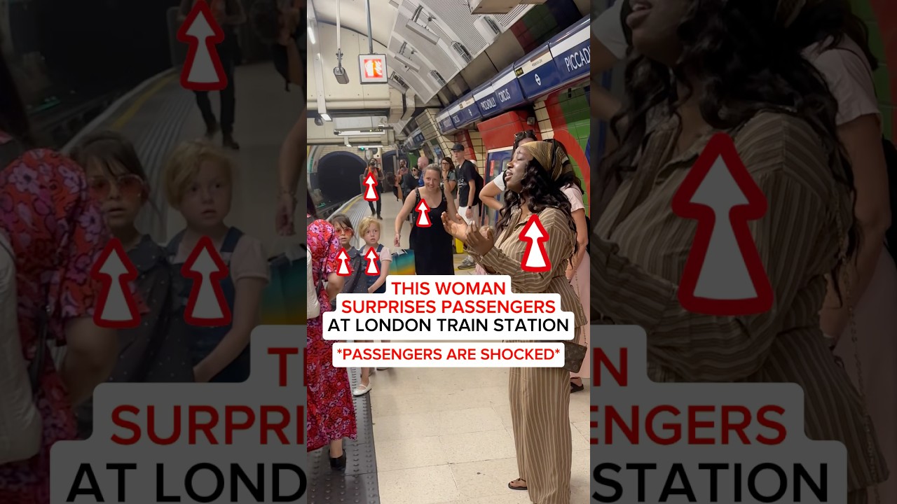 😱THESE PASSENGERS COULDN&rsquo;T THEIR EYES! #shorts #train #passenger #london #singer #viral #explore
