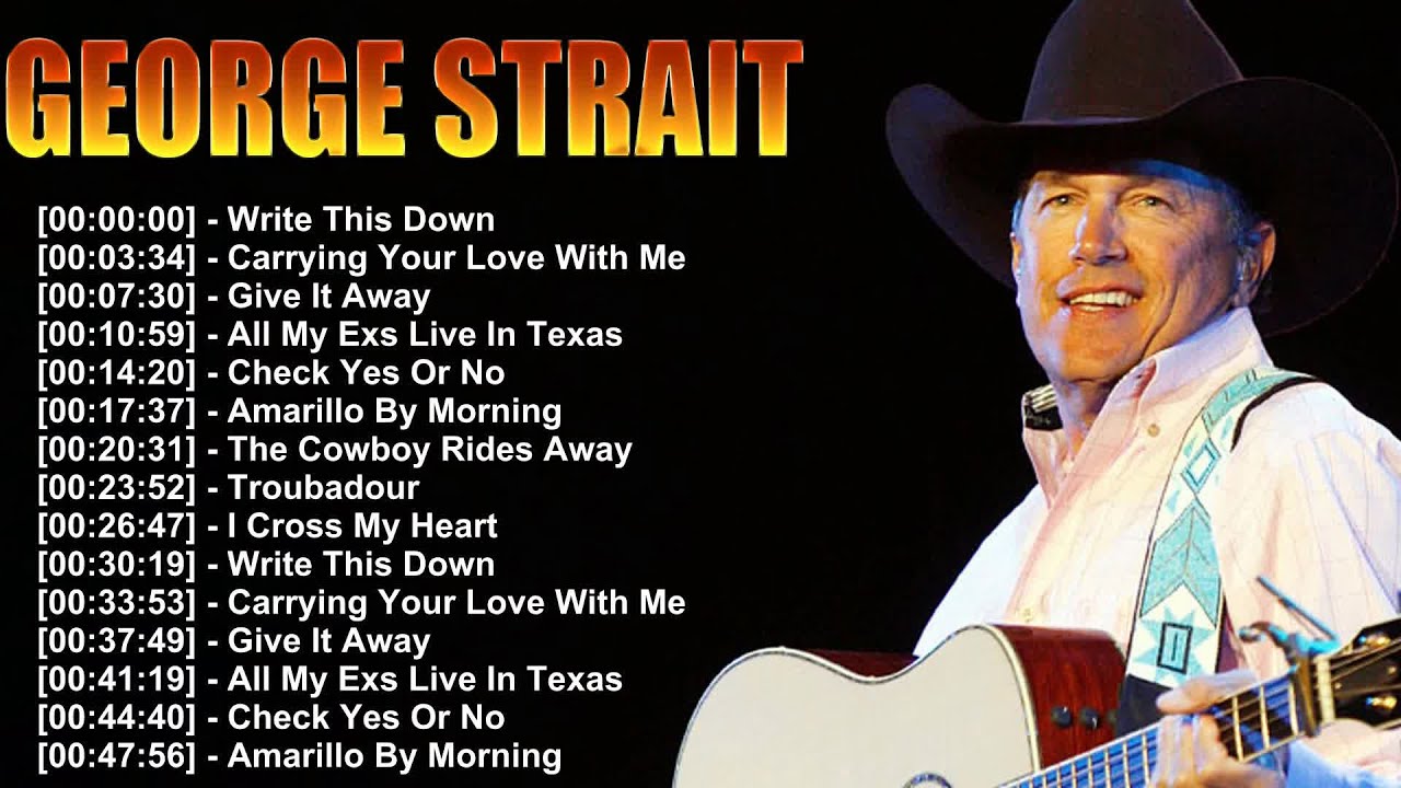 George Strait – Full album with smooth delivery, clean lyrics and Texas soul