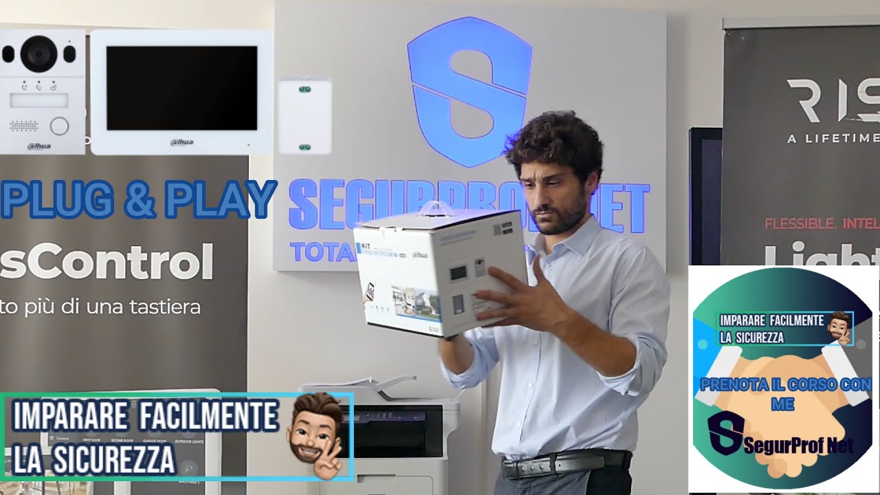 KIT VIDEOCITOFONICO DAHUA 2 FILI PLUG & PLAY!