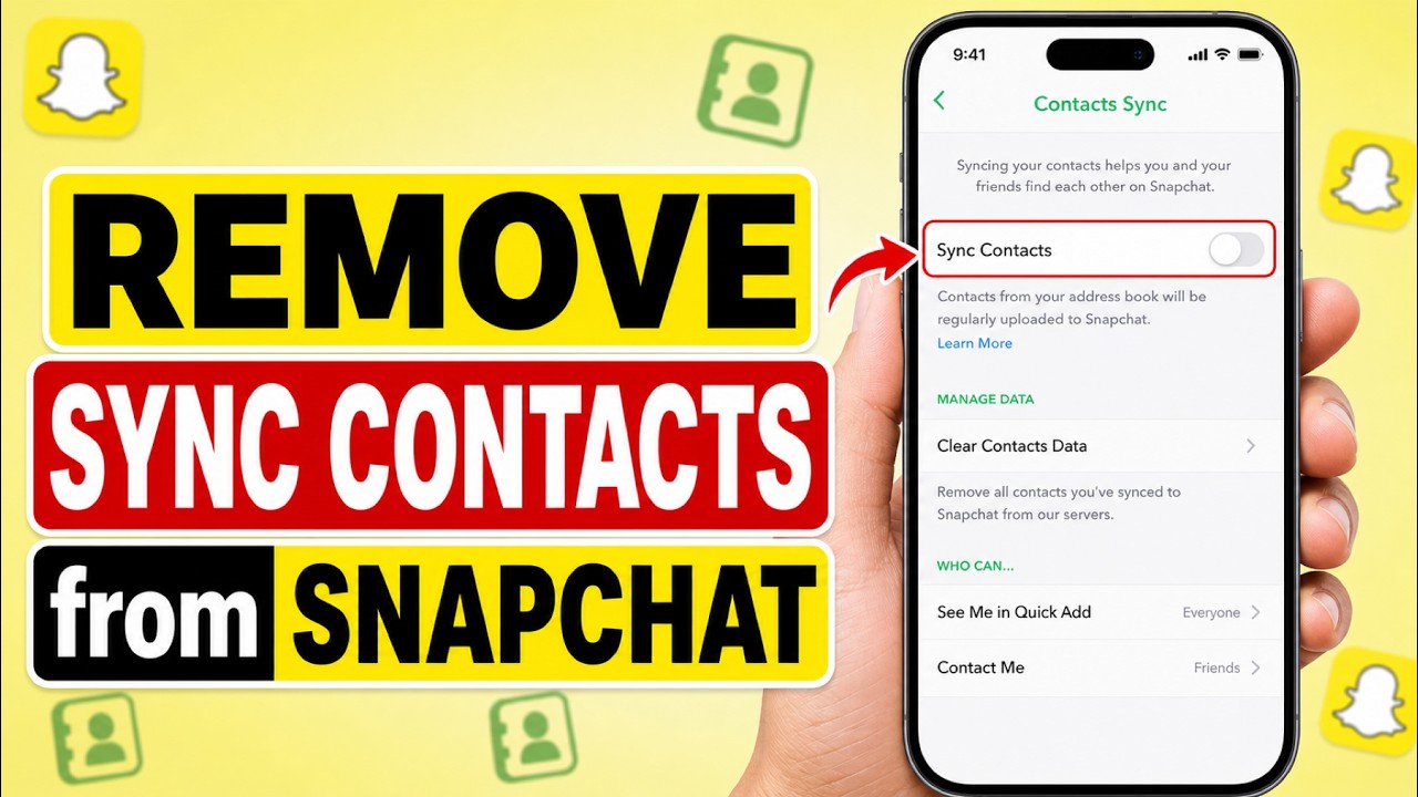 Как удалить синхронизированные контакты из Snapchat