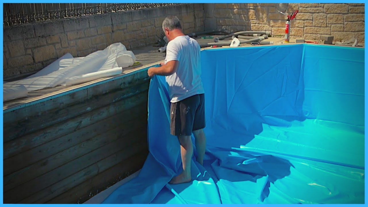 Je remplace mon Liner piscine