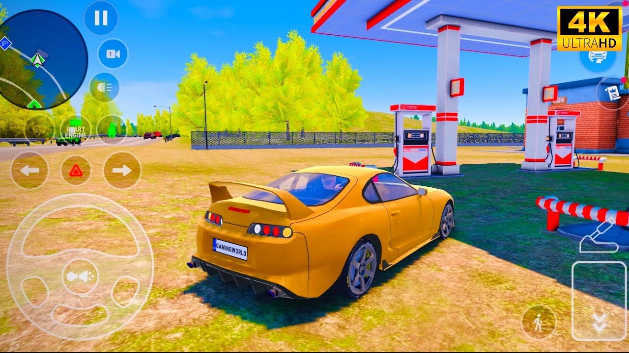 1200HP Toyota Supra MK4 - Car Parking & Driving School Gameplay - High+Graphics - USA Drive POV 😍