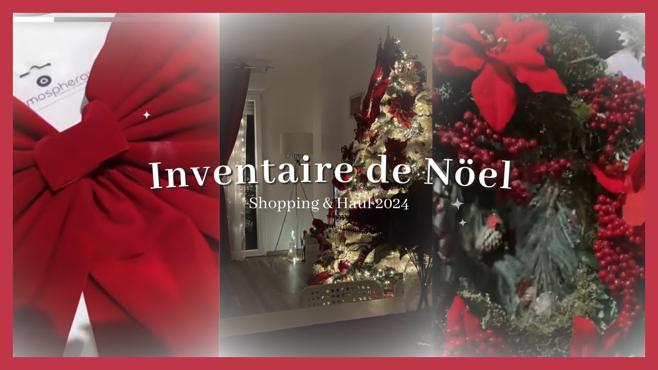INVENTAIRE, SHOPPING ET BIG HAUL DE NOËL ✨🎄 Famiflora | B&M | La Foir’Fouille ♥️