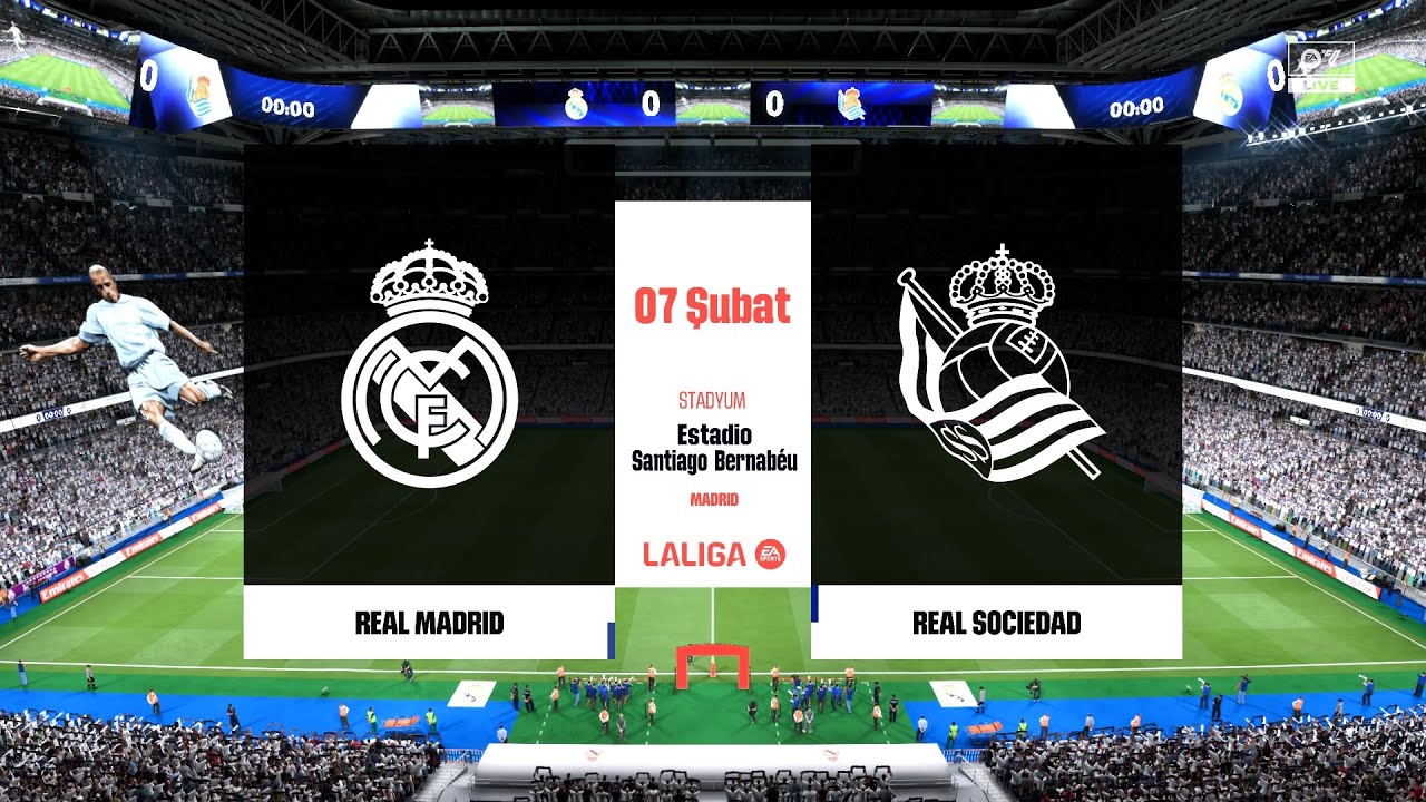 REAL MADRİD-REAL SOCİEDAD|LALİGA|FC|