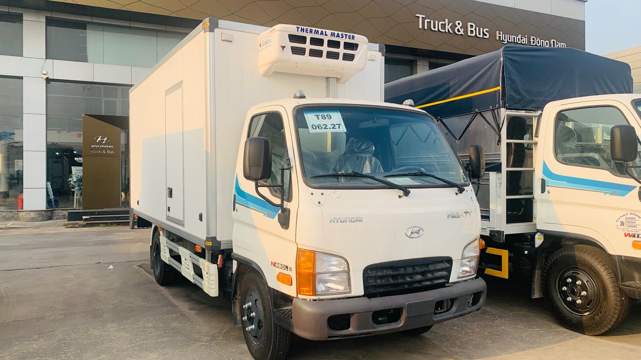 Xe tải 3.5 tấn thùng đông lạnh mới 2026 - Huyndai N650le - Thùng phom đẹp
