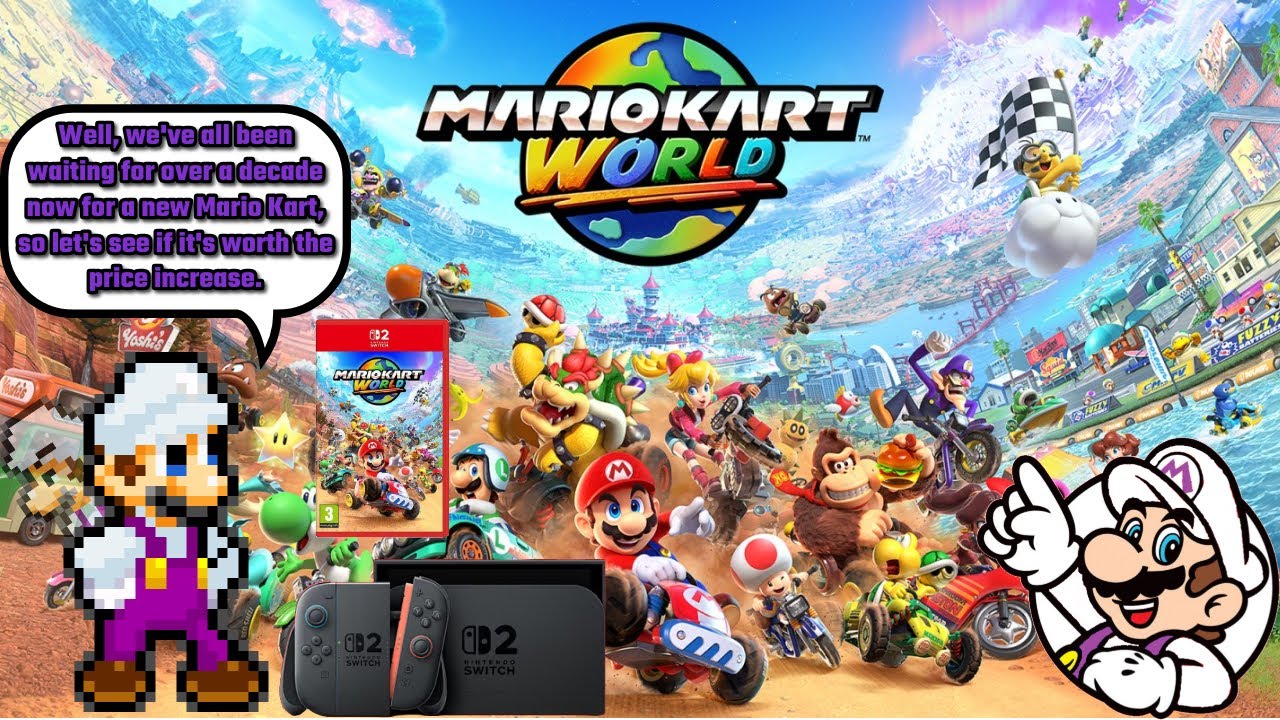 Mario Kart World (Live) Part 1 - A new world to explore on a new console, starting with Grand Prix!
