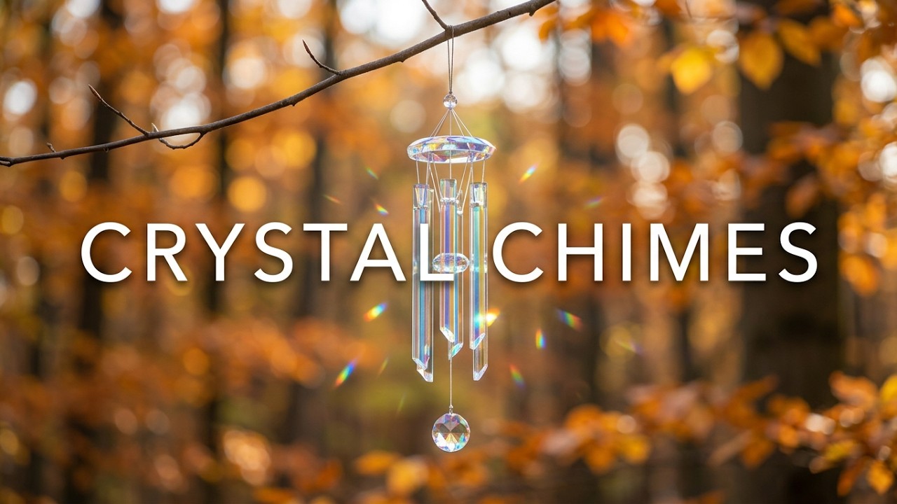 MOST SOOTHING CRYSTAL WIND CHIMES | Crystal Chimes Sound Healing | Crystal Healing (432Hz)