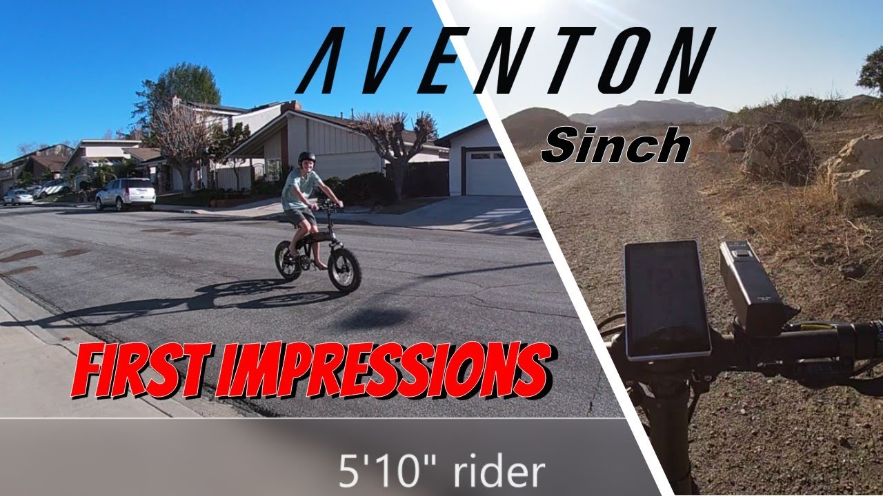 AVENTON SINCH review: FIRST IMPRESSIONS & RIDE (an ebike for heavy riders too!)