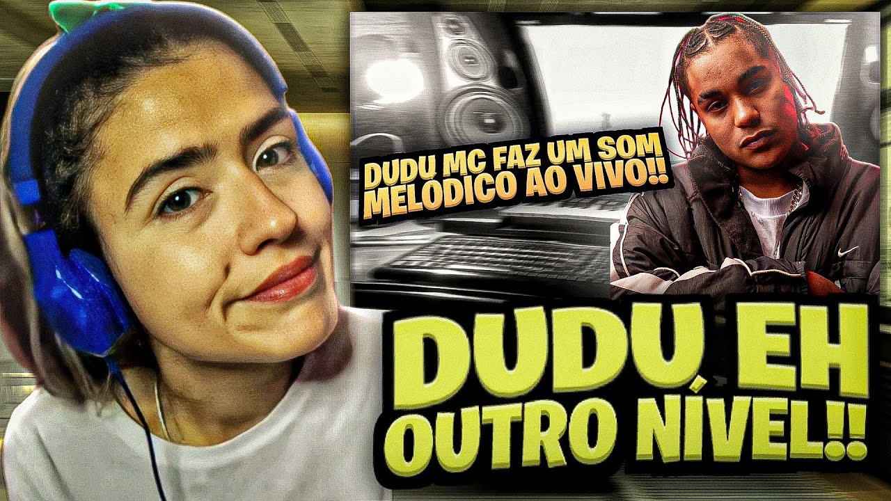 DUDU MC FAZ UM SOM MELÓDICO AO VIVO!! ABSURDO🔥🔥🔥 | REAÇÃO | INDI JADE