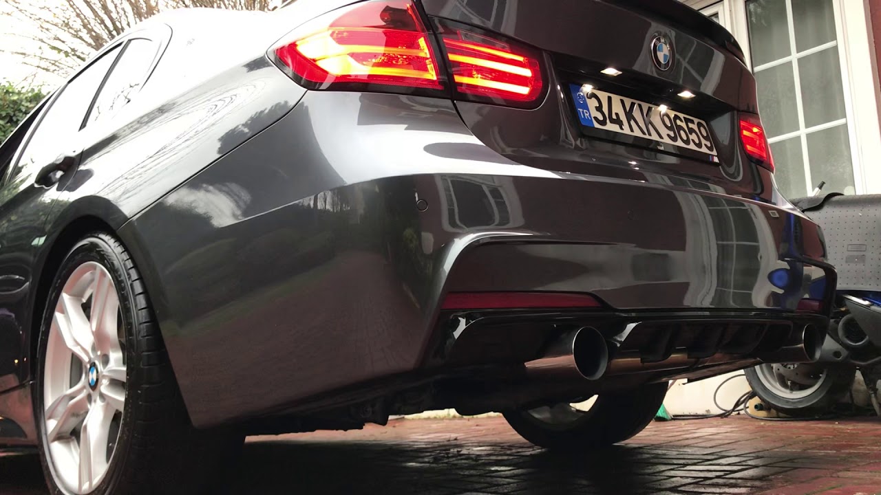 BMW F30 316i / Full Exhaust System / Cold Start