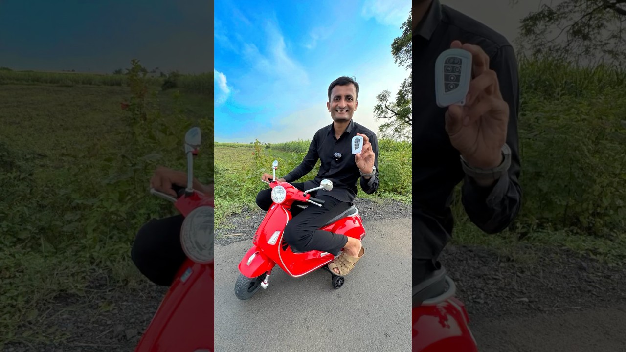 Rc vespa scooter unboxing