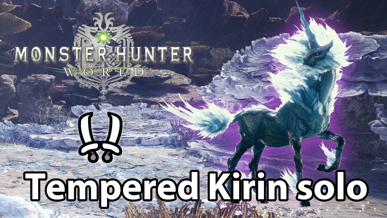 MHWorld | Tempered Kirin solo (Dual Blades) - 3'57