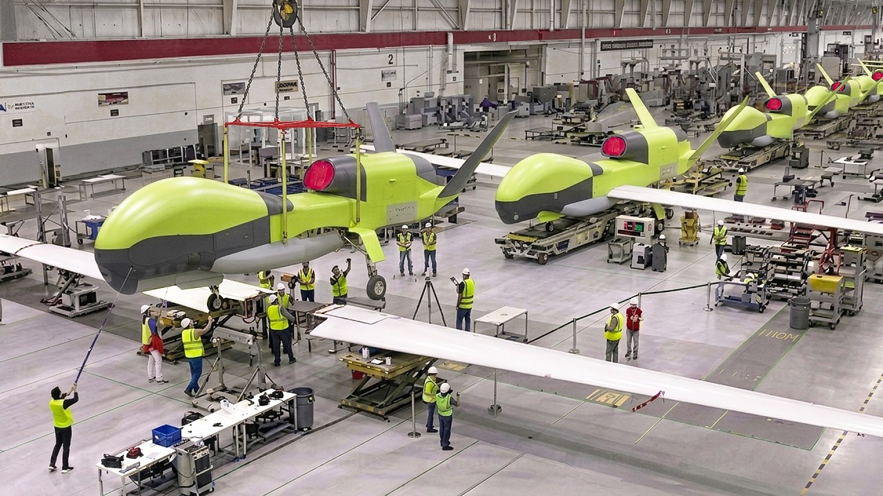 Inside Restricted Facility Building US Most Advanced Spy Drone