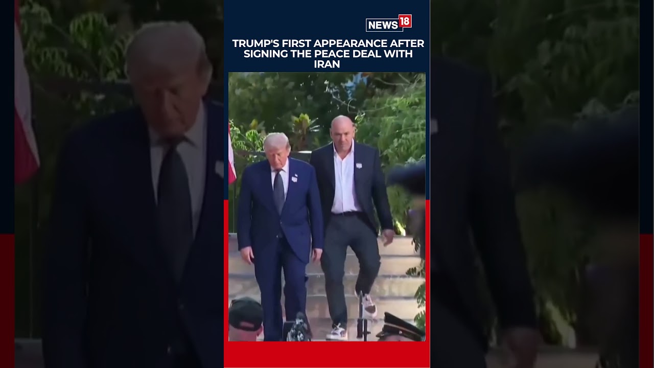 Trump's First Appearance After Signing The Peace Deal With Iran | US-Iran Was Comes To An End | N18S