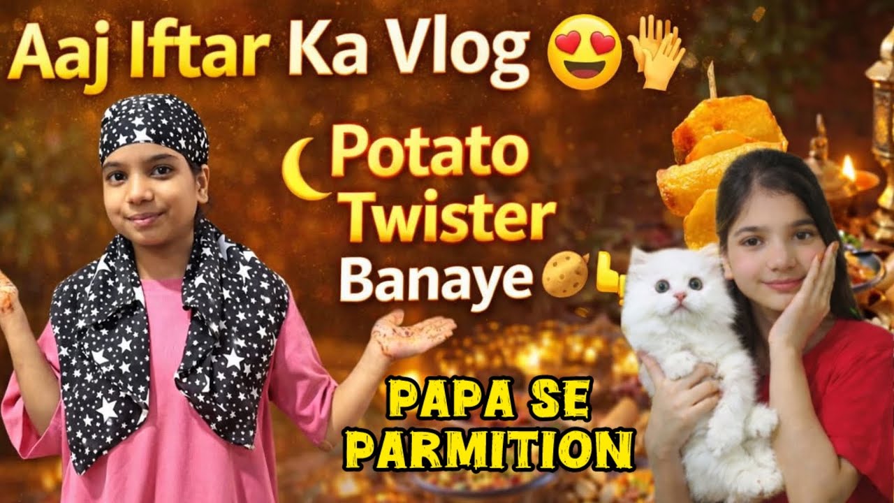 Papa se parmition 😱 naam rakha 🙃 patato spring banaye 😋