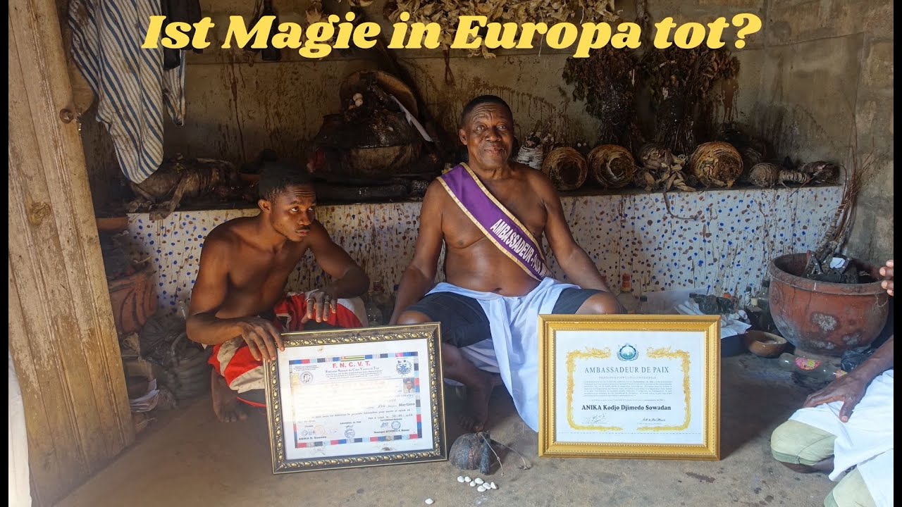 Als deutscher Magier in Westafrika Teil 1. Interview mit einem Voodoopriester!