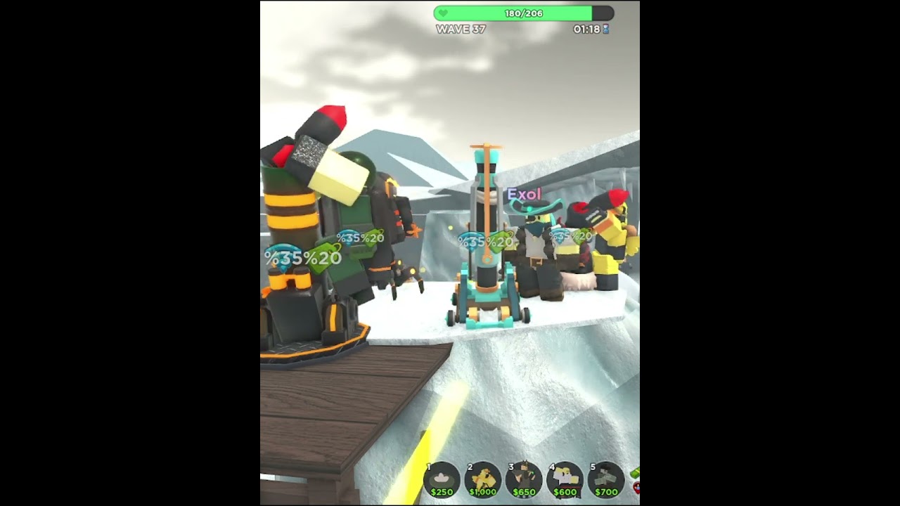 4 Mortars At Duty #robloxtowerdefensesimulator #roblox