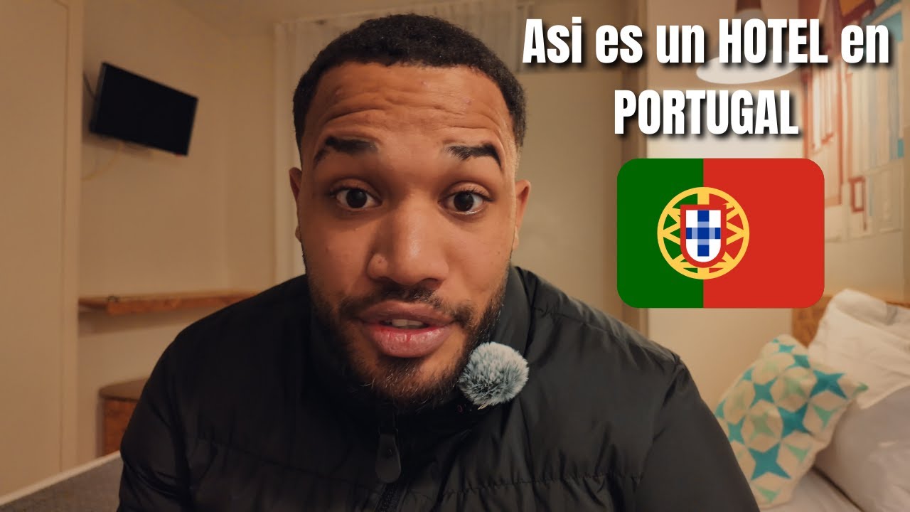 CUBANO 🇨🇺  REACCIONA 😱 POR PRIMERA VEZ A UN HOTEL EN PORTUGAL 🇵🇹. Europa es para mi
