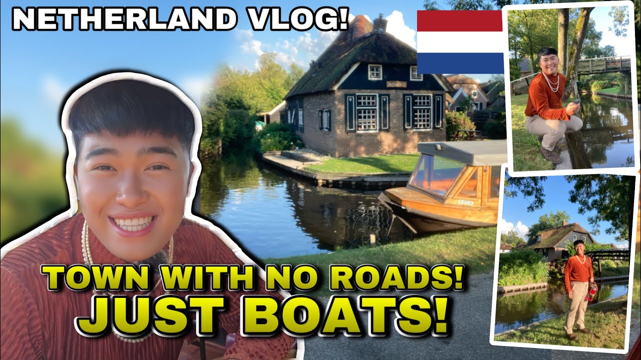 TOWN WITH NO ROADS IN NETHERLANDS JUST BOATS! 