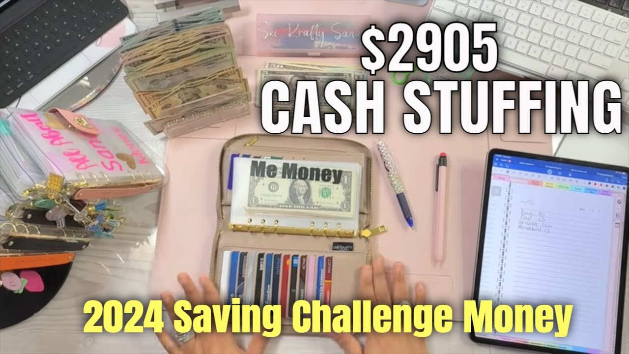 Cash Stuffing Saving Challenge Money: How I Budget Money I Saved in 2024? #2024