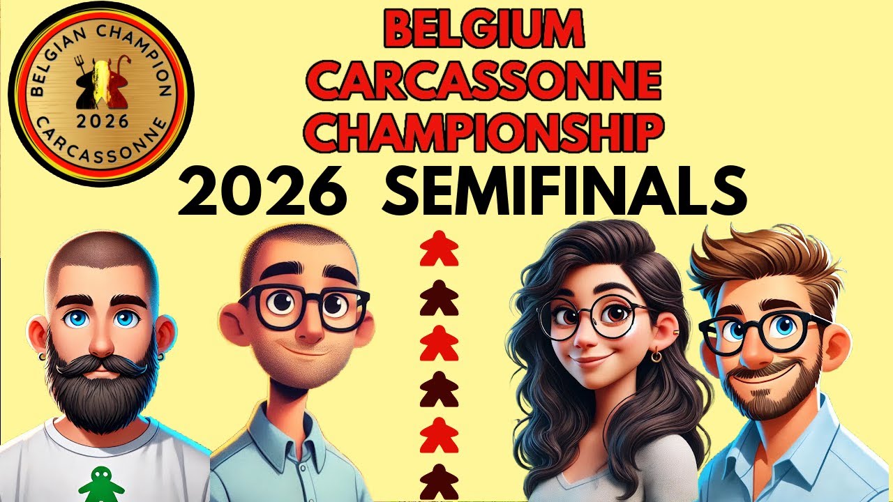 SEMIFINALS of 2026 Belgium Carcassonne Championship