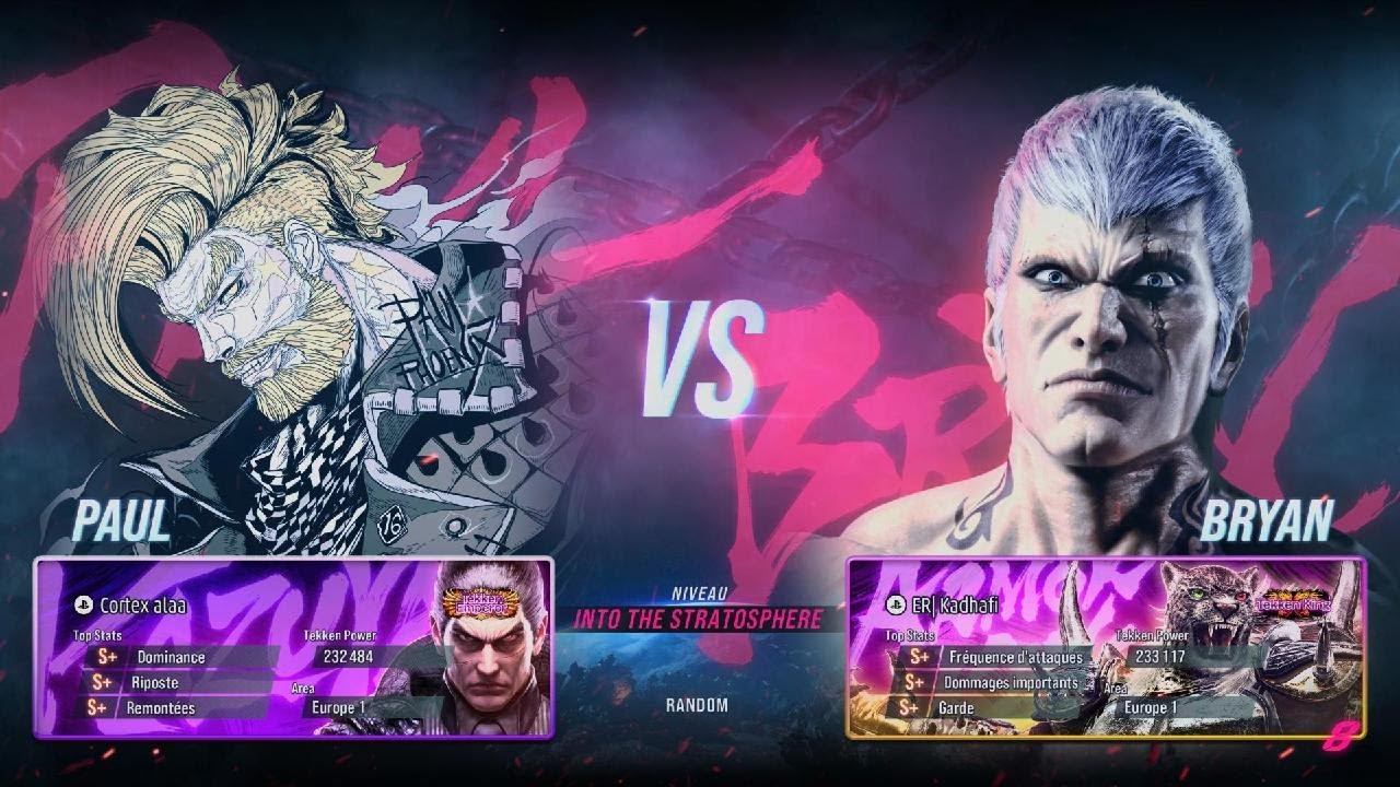 TEKKEN 8 (SEASON2) Cortex alaa (Paul) vs (Bryan) ER| Kadhafi Matches