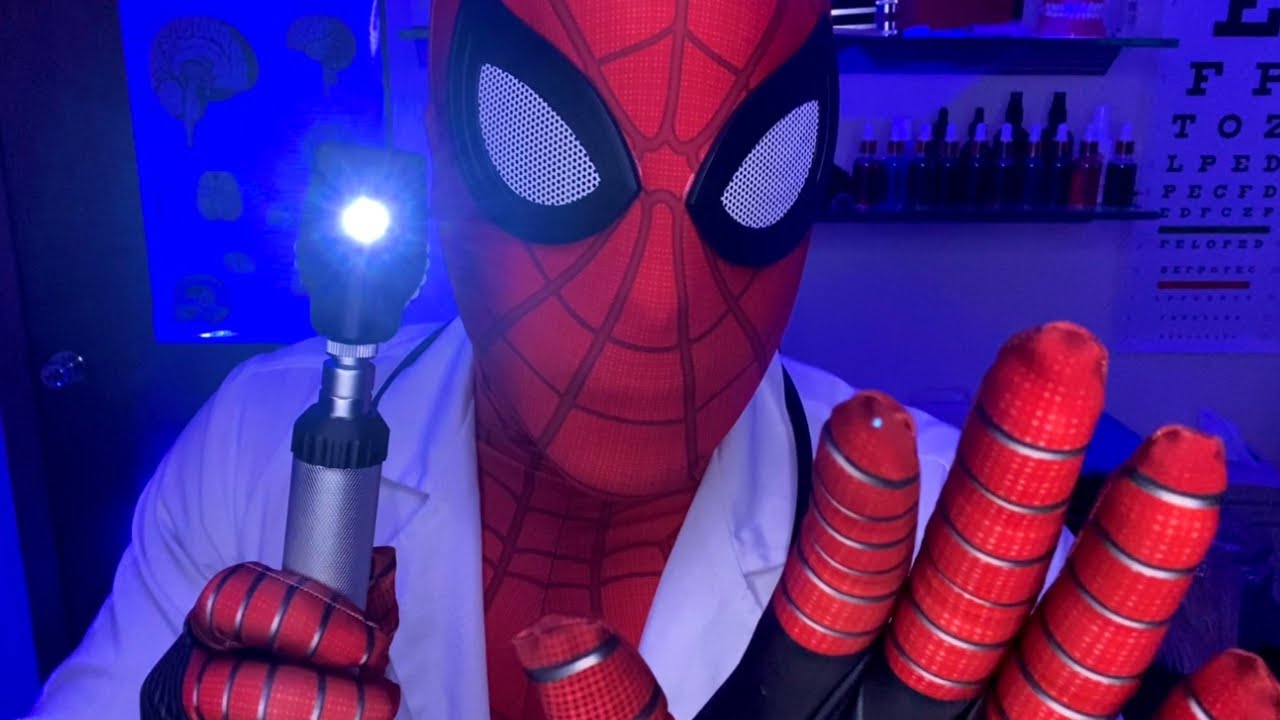 ASMR Spiderman Medical Exam Roleplay (WandaVision Deleted Scene, Light Triggers, Soft Spoken) MCU