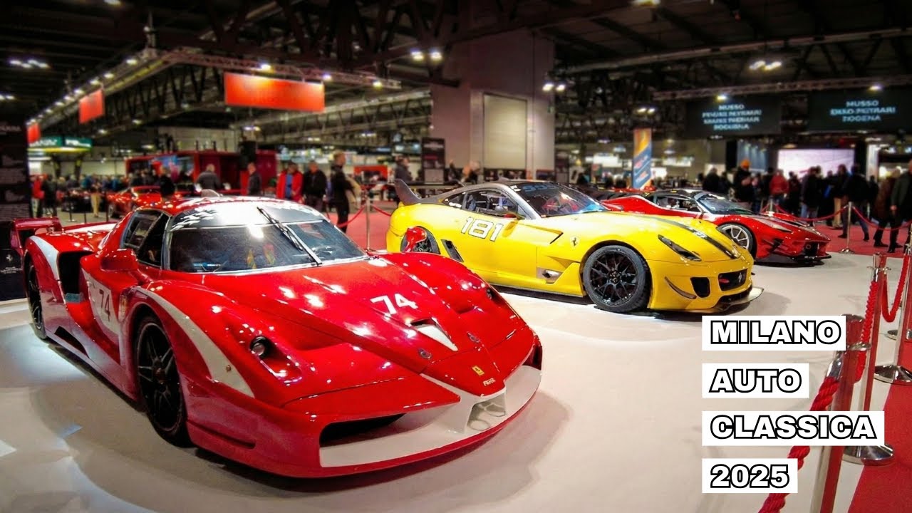Tutte le Auto più Belle di Milano Auto Classica 2025