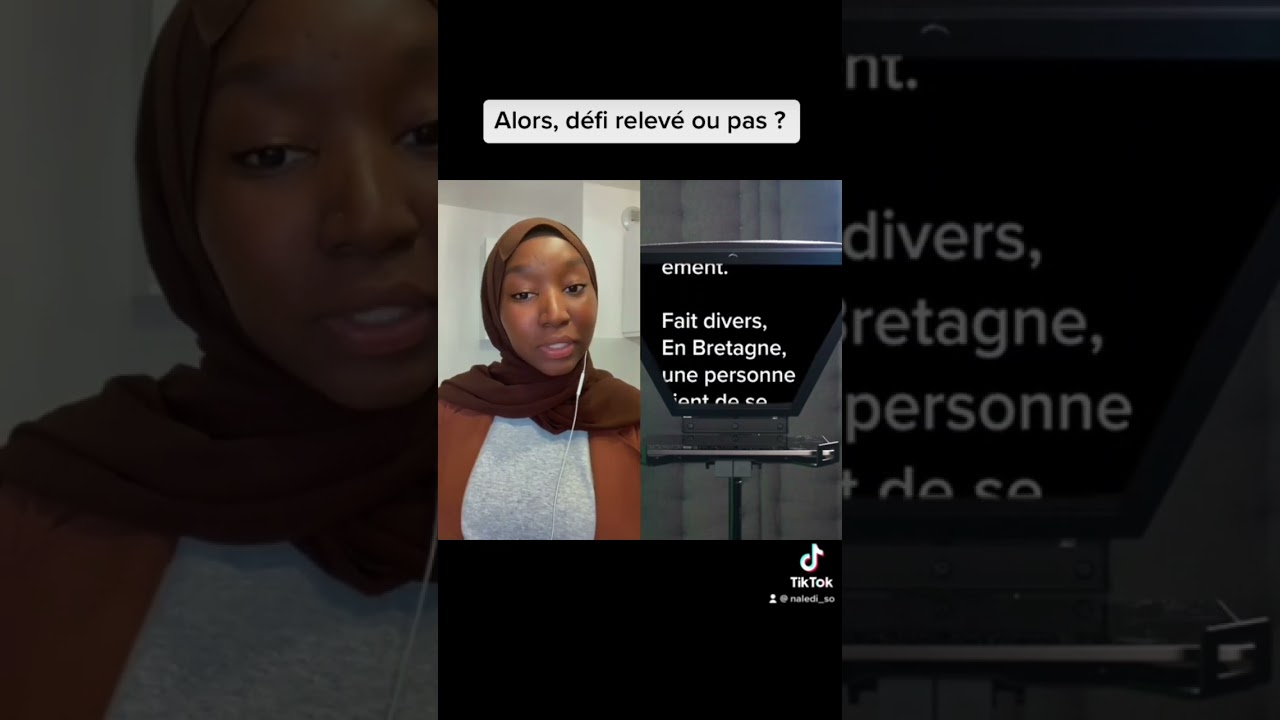 Prompteur challenge #netflixfrance  #jusquicitoutvabien