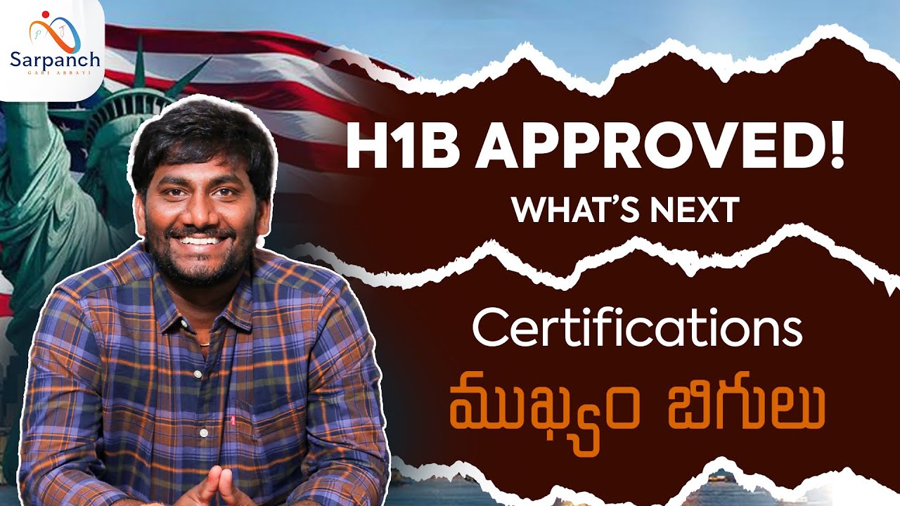 H1B Approved | Next Steps| Must have Certifications for Indians| #usa #h1bvisa #visaapproved