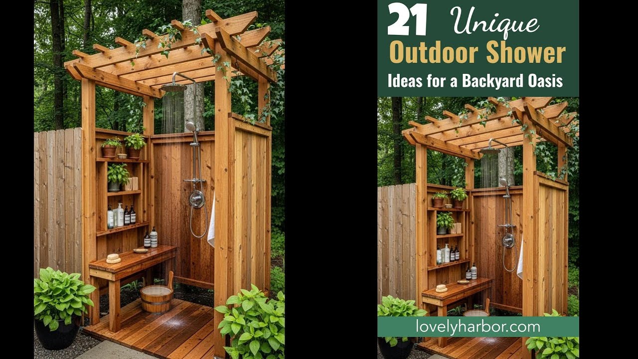 21 Outdoor Shower Ideas to Elevate Your Backyard Oasis