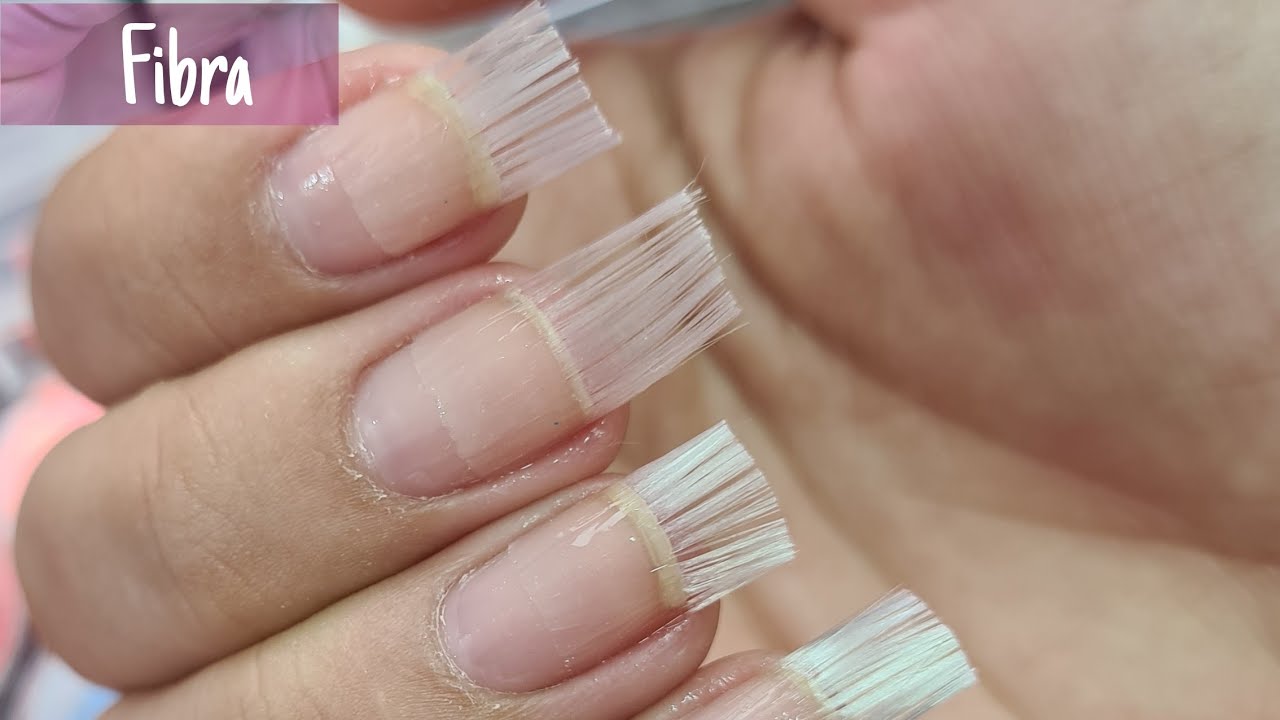 Aplicação da fibra na unha :17°aula alongamento em unha fibra em vidro