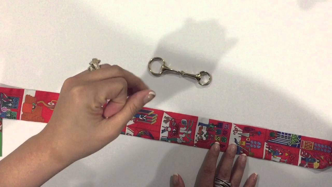 Hermes Twilly And Scarf Ring As A Bracelet