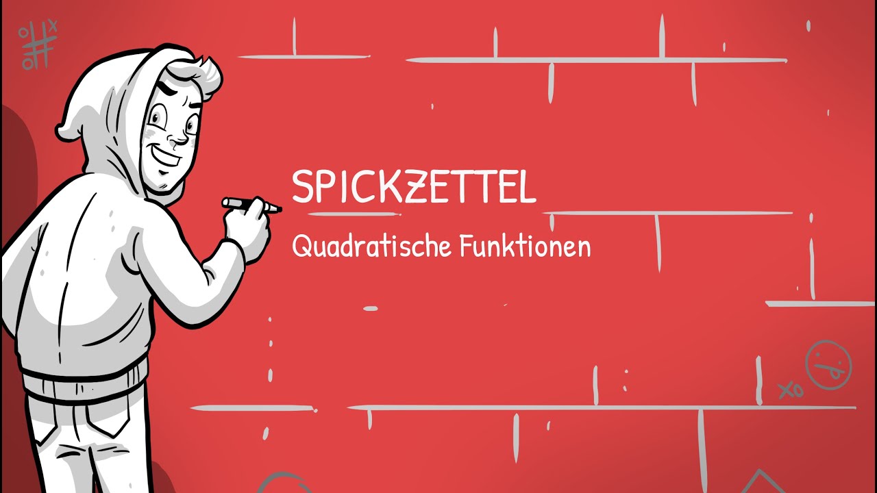Quadratische Funktionen - Zusammenfassung SPICKZETTEL