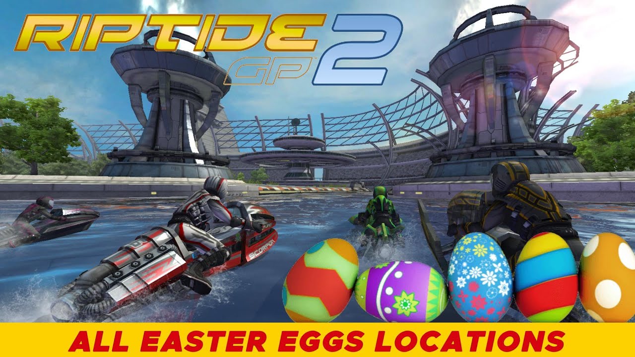 All Easter Eggs Collectible Locations - Easter Bunny - Riptide GP Renegade