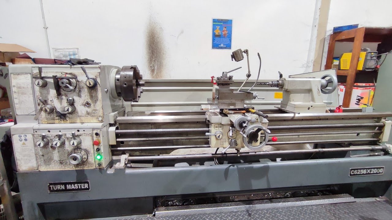Review Manual Lathe Machine ||Mesin Bubut Besi Manual,Tanggguh.⁉️