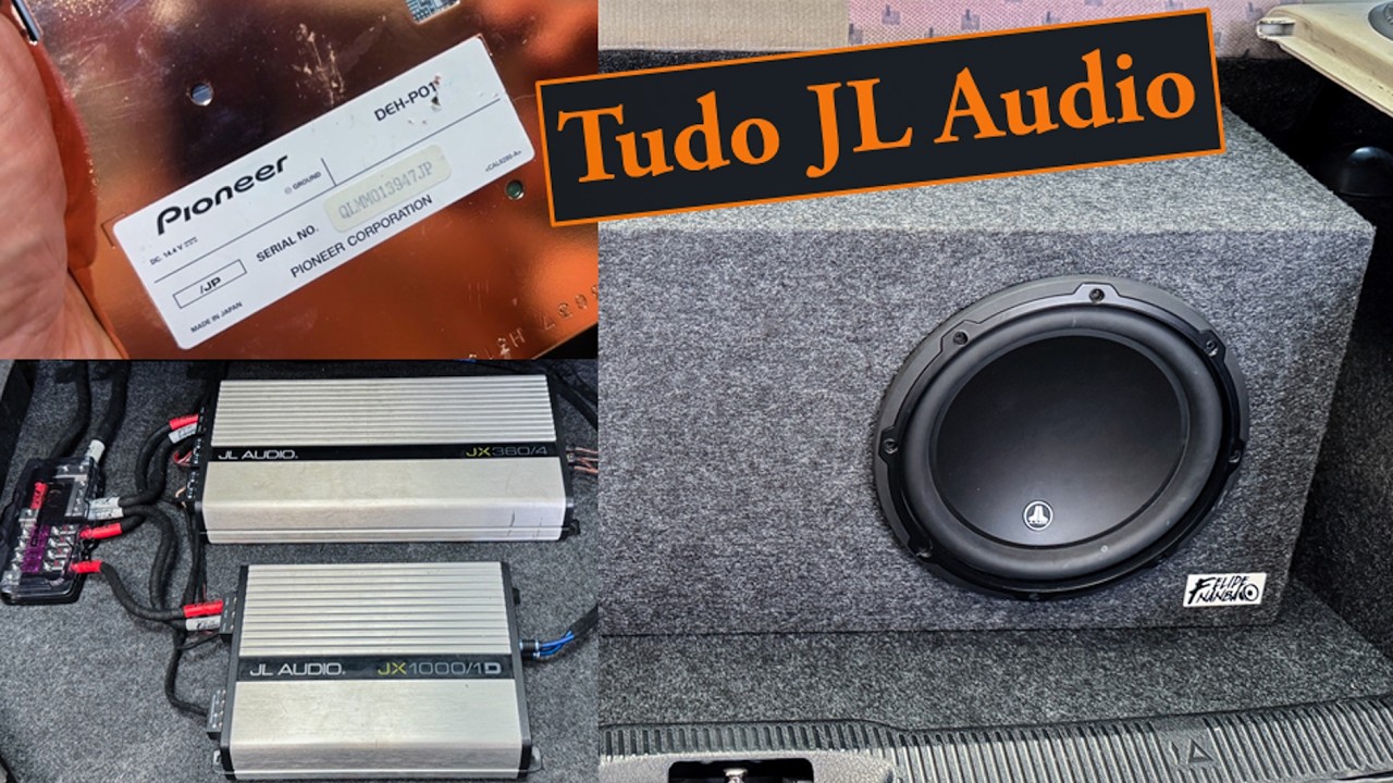 Gol G3 c/ Sub JL Audio 10W3, 2 Vias e Amps JL, Pioneer Carrozeria by Felipe Nanba