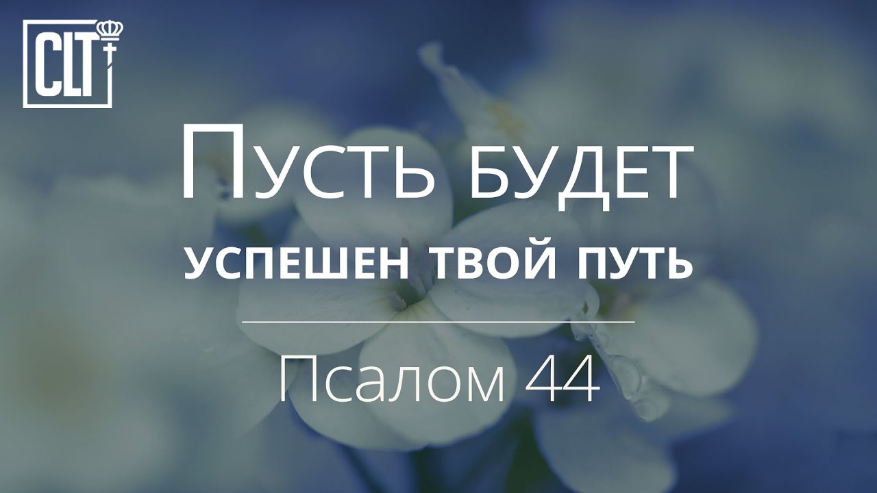 Пусть будет успешен твой путь | Псалом 44 | Библия