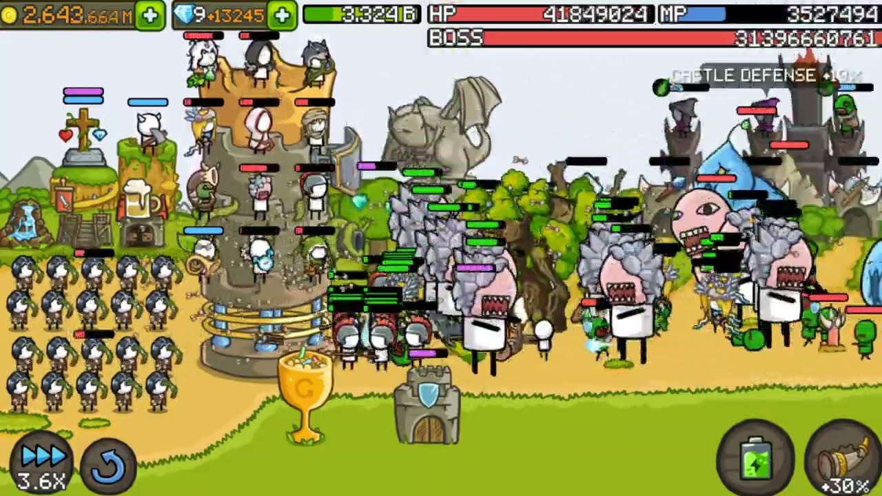 10 лучших игроков мира достигли 13 миллионов волн и показали рост в Grow Castle