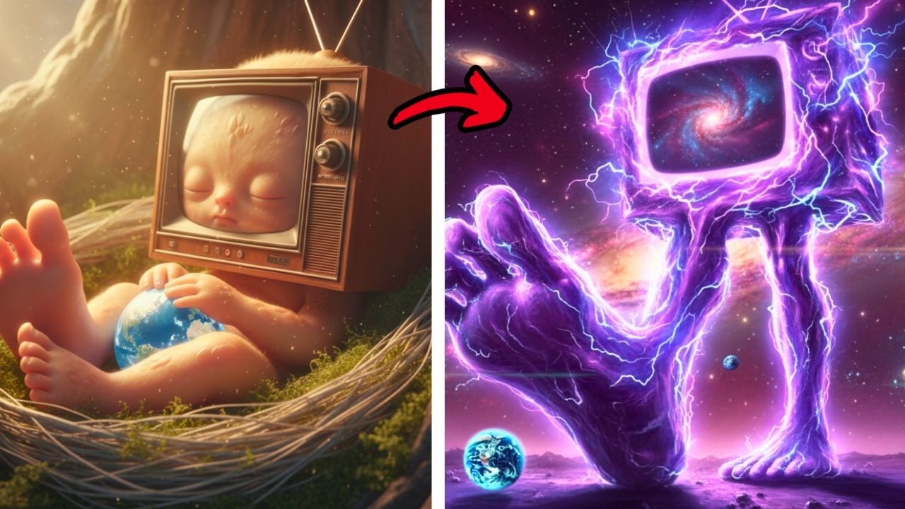Evolution of Il Mastodontico Telepiedone Planetario 📺🦶