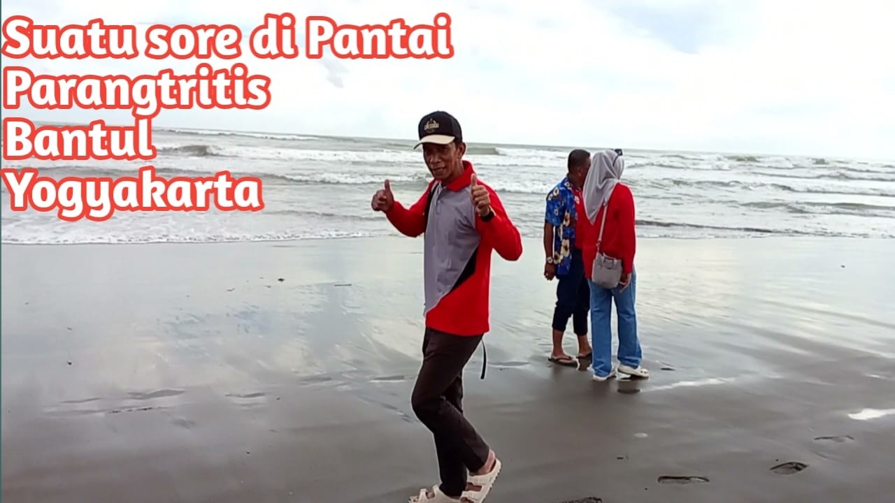 Jelang Sore di Pantai Parangtritis (Rangkaian Capacity Biulding)