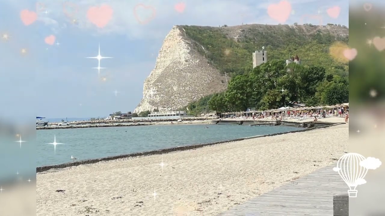 Peaceful beach in kavarna Bulgaria #bulgaria