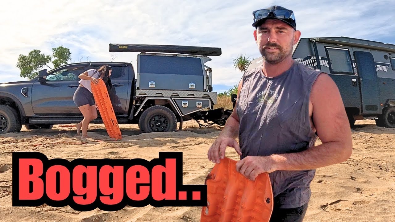 DUMB MISTAKE...we should know better! BEACH CAMPING in Northern Territory