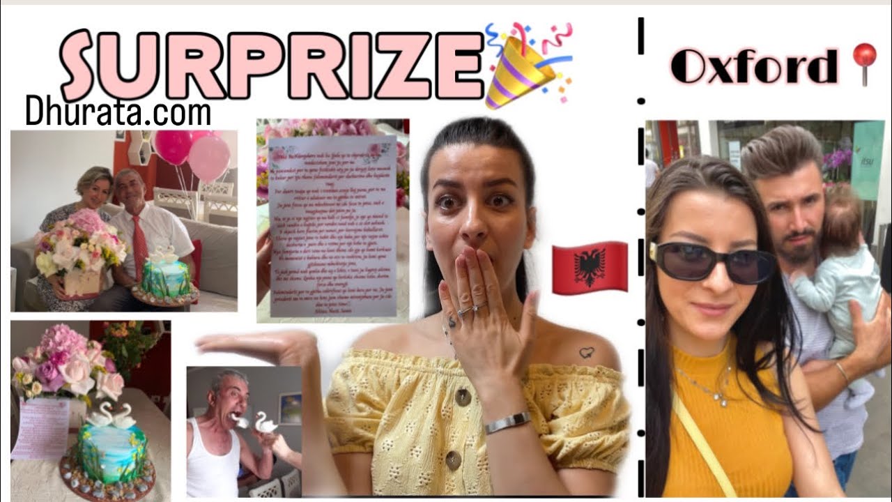 VLOG SHQIP🎥// Surprize prinderve ne Shqiperi 🇦🇱🥰Nuk e prisnin **EMOTIONAL**🥹/ Oxford City