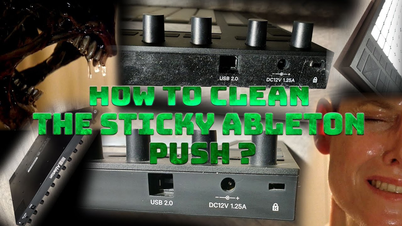 How to Clean the Sticky Ableton Push ? #AbletonPush #MusicGear #DIYMaintenance #isopropylalcohol