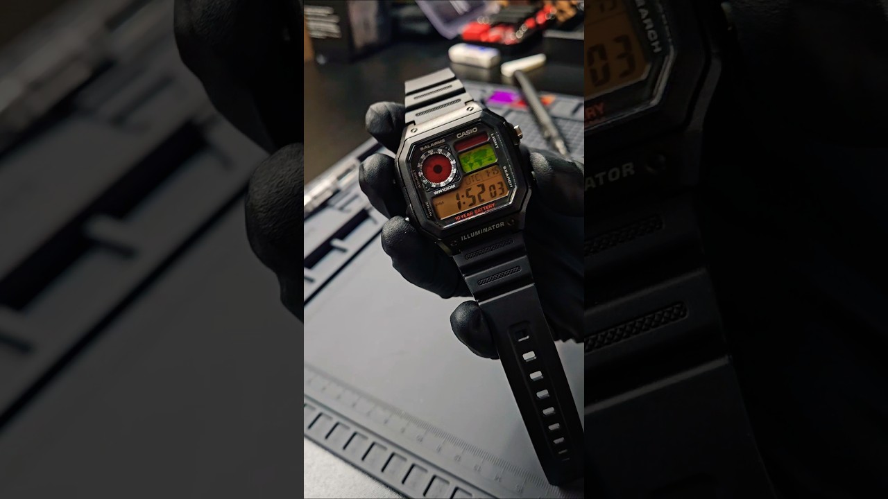 Unit-02 Casio AE-1200. #Casio #ae1200 #casioroyale #Asuka  #neongenesis #ventage #evangelion #unit02