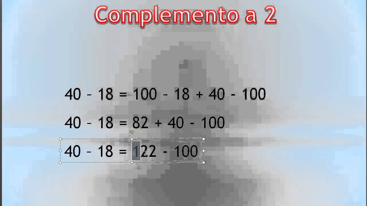 Teoria Informazione ITA 10 - numeri negativi e complemento al due, prima parte