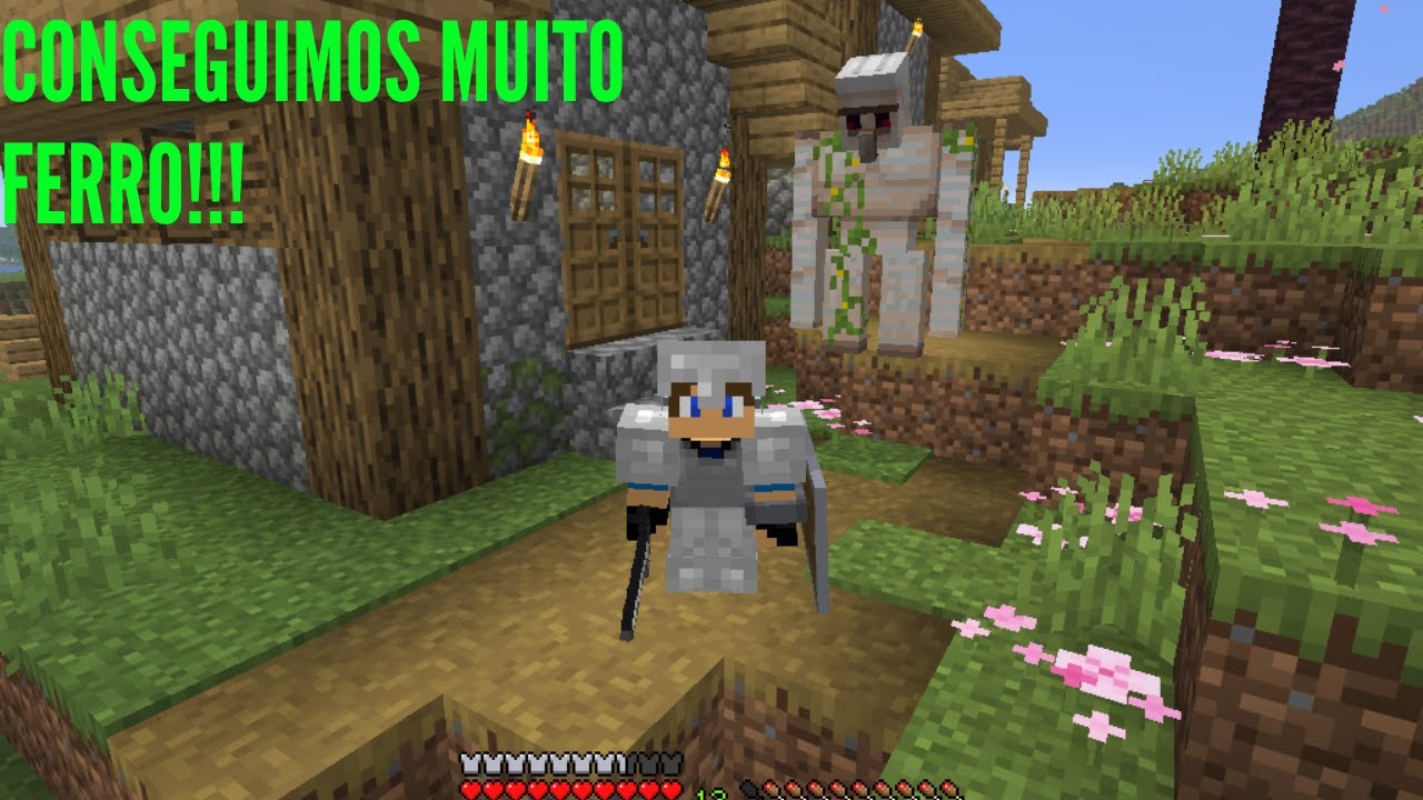 CONSEGUIMOS MUITO FERRO!!! | Minecraft Survival SOLO EP 2