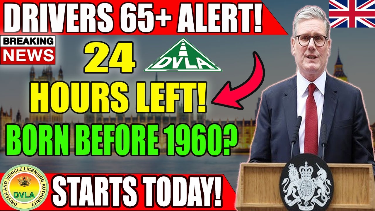 Водители в Великобритании, родившиеся до 1960 года – новое правило DVLA (Агентства по регистрации...